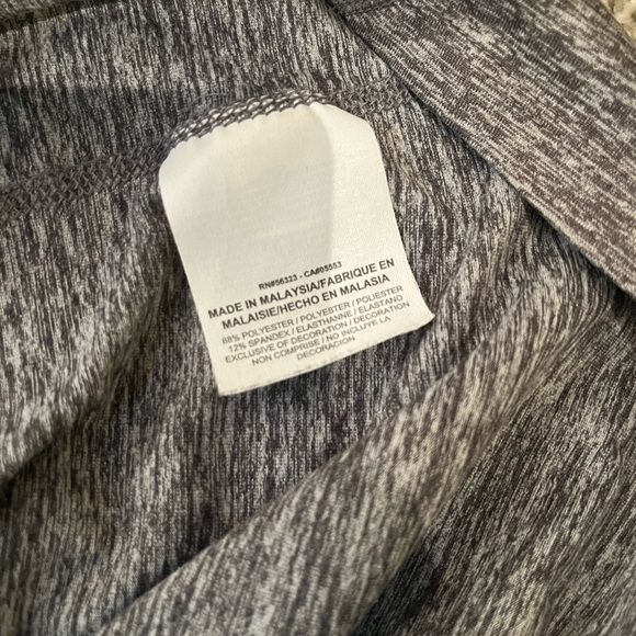 Nike Gray Zip Up Sweater Lightweight Athletic - Picture 4 of 4